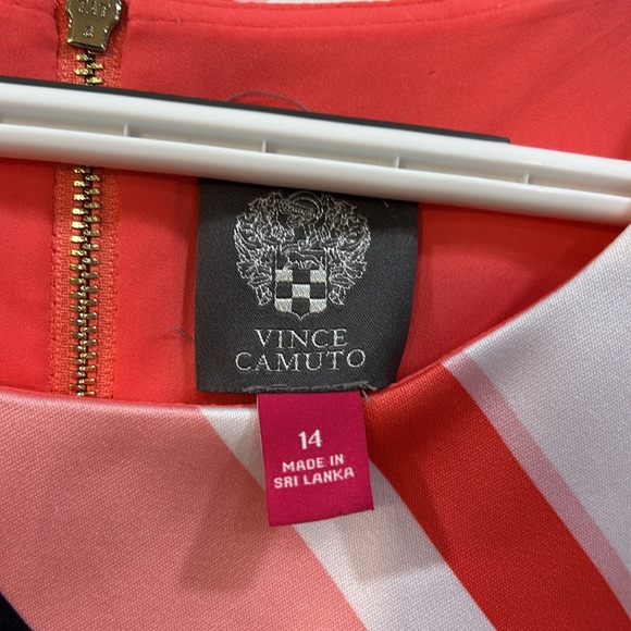 Vince Camuto sun dress. Great colors S 14. 100% Polyester - Picture 2 of 7